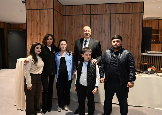 Azerbaijan's President Ilham Aliyev