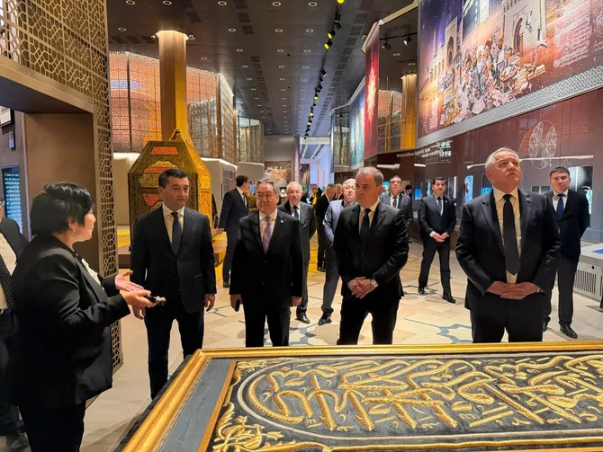 Latest News & Breaking Stories | Stay Updated with Caspianpost.com - FMs of Central Asian Countries, Azerbaijan Visit Center of Islamic Civilization in Tashkent