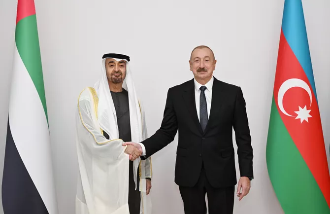 Latest News & Breaking Stories | Stay Updated with Caspianpost.com - Official Welcome Ceremony Held for UAE President in Shusha