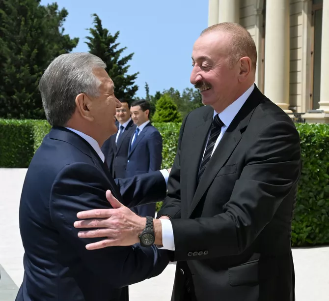 Latest News & Breaking Stories | Stay Updated with Caspianpost.com - President Ilham Aliyev Gives Interview to Uzbekistan’s National News Agency