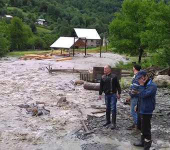 Heavy Rain Triggers Mudslides and Flooding in Georgia’s Kakheti
