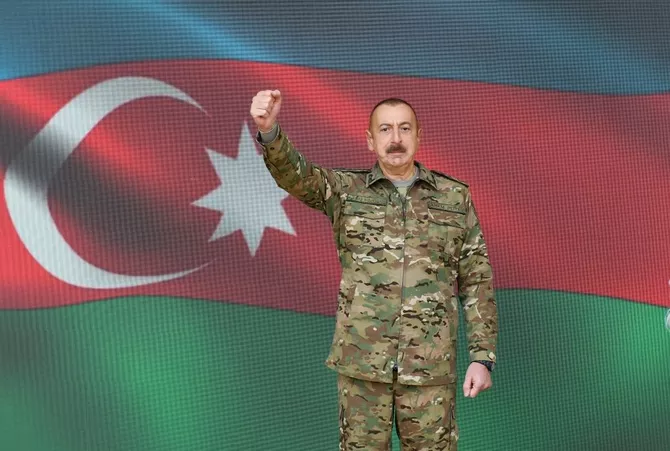 Azerbaijan's President Ilham Aliyev