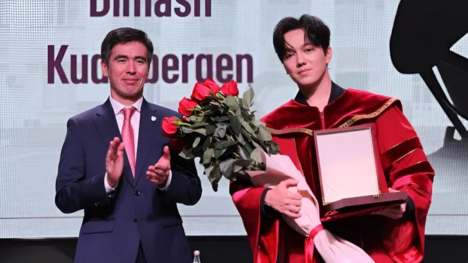 Kazakh Singer Dimash Qudaibergen Awarded Honorary Professor Title