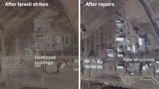 Iran Advanced Missile Site Repairs Faster Than Nuclear Facilities - NYT