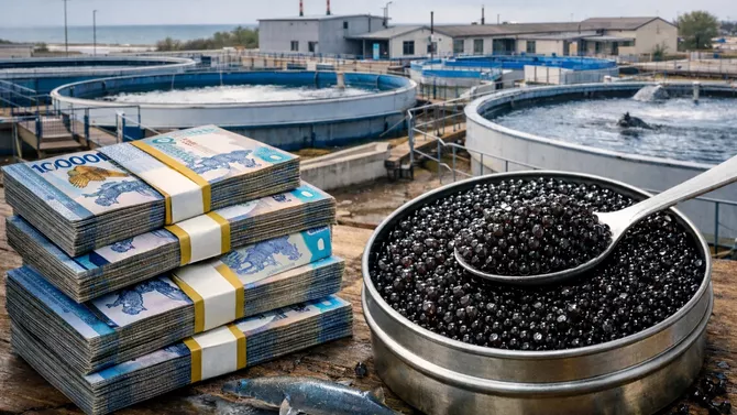 Kazakhstan Blocks Illegal Caviar Purchase in Atyrau
