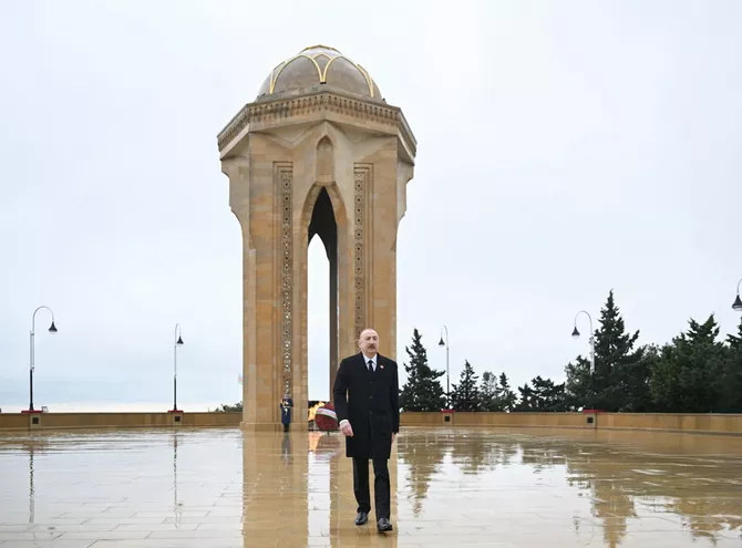 Latest News & Breaking Stories | Stay Updated with Caspianpost.com - President Ilham Aliyev Paid Tribute to 20 January Martyrs