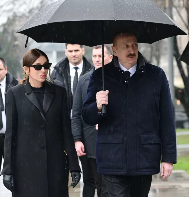 Latest News & Breaking Stories | Stay Updated with Caspianpost.com - Ilham Aliyev Visited Monuments to Heydar Aliyev and Milorad Pavić in Belgrade.