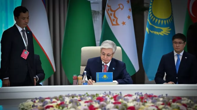 Central Asian and Azerbaijani Leaders Sign Cholpon-Ata Declaration