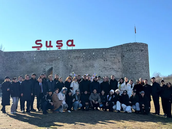 Famous Uzbek Artists Visit Azerbaijan's Shusha City