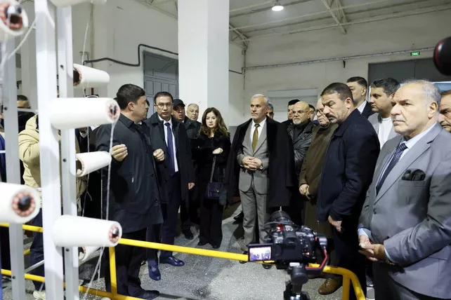 Iraqi Business Delegation Visits Leading Uzbek Textile Company