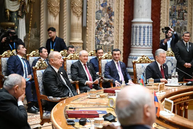 Latest News & Breaking Stories | Stay Updated with Caspianpost.com - Expanded CIS Heads of State Council Meeting Kicks Off in Dushanbe