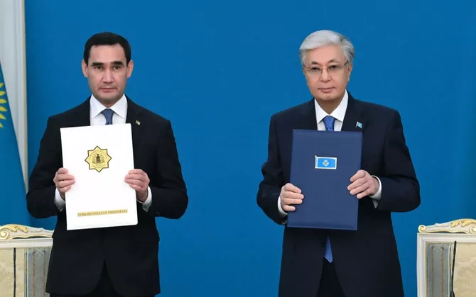 Kazakhstan, Turkmenistan Seal New Partnership Deal in Astana