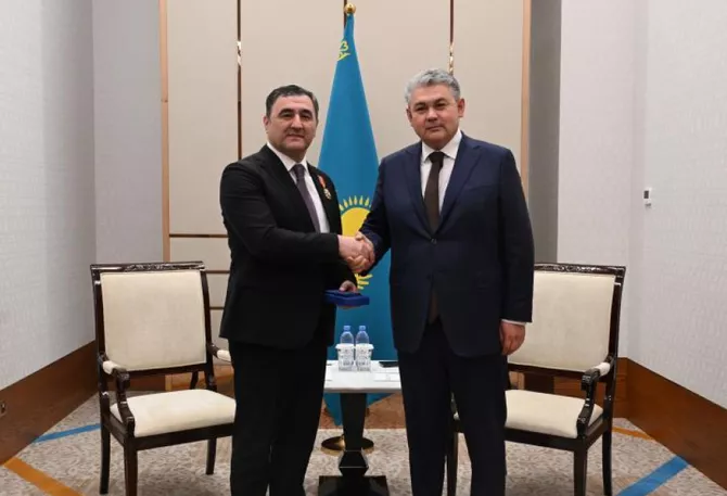 Azerbaijan’s Ambassador to Kazakhstan Awarded Order of Friendship