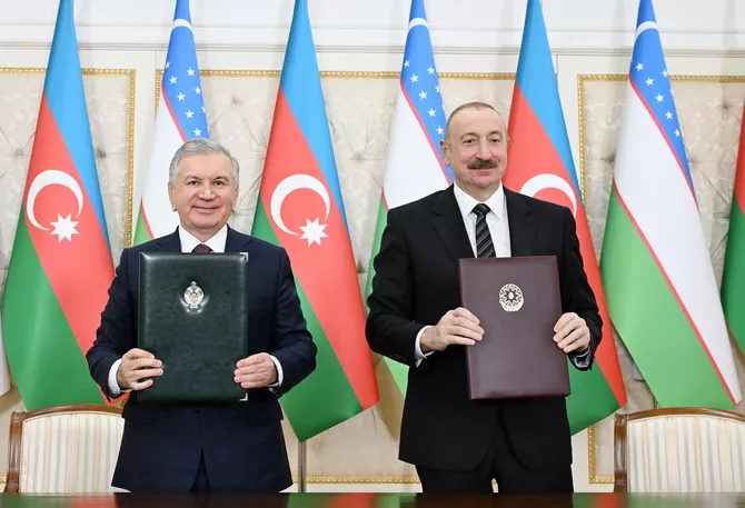 Latest News & Breaking Stories | Stay Updated with Caspianpost.com - President Ilham Aliyev Gives Interview to Uzbekistan’s National News Agency