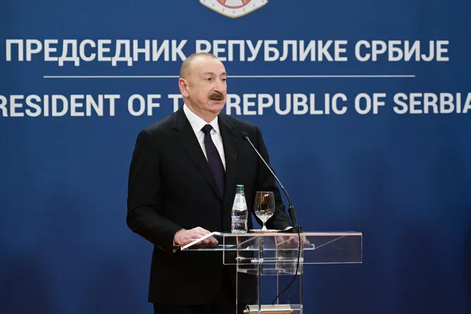 Latest News & Breaking Stories | Stay Updated with Caspianpost.com - President of Azerbaijan Ilham Aliyev and President of Serbia Aleksandar Vučić Made Press Statements