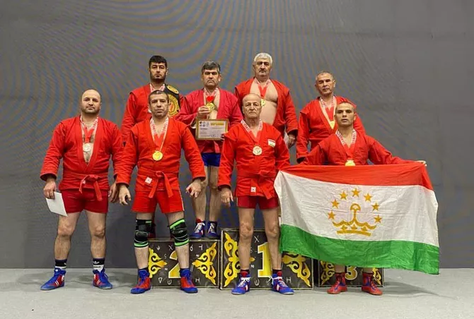 Tajik Sambo Masters Claim 30 Medals at Asian Cup