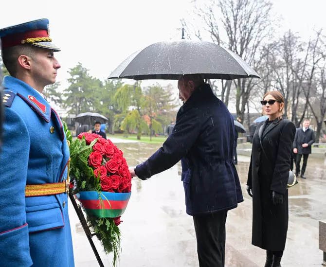 Latest News & Breaking Stories | Stay Updated with Caspianpost.com - Ilham Aliyev Visited Monuments to Heydar Aliyev and Milorad Pavić in Belgrade.
