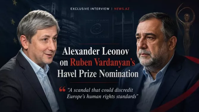 Alexander Leonov: Vardanyan’s Havel Prize Nomination Could Discredit Europe’s Human Rights Standards
