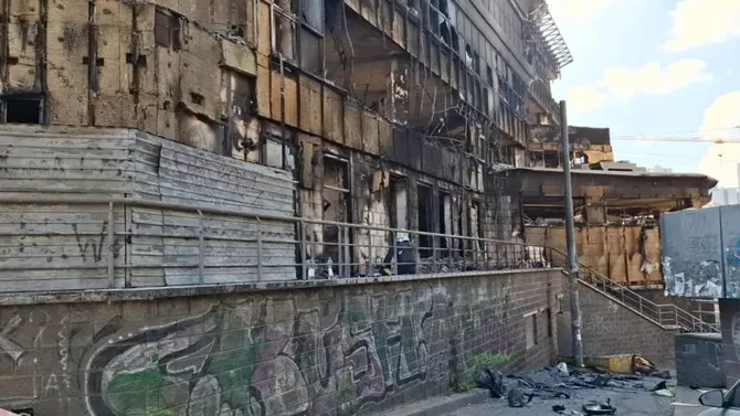 Latest News & Breaking Stories | Stay Updated with Caspianpost.com - Photos Reveal Massive Strike Damage Near Azerbaijani Embassy in Kyiv