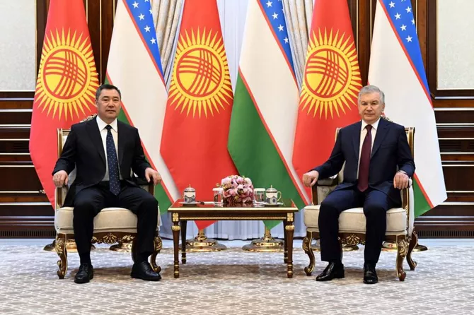 Latest News & Breaking Stories | Stay Updated with Caspianpost.com - Uzbekistan and Kyrgyzstan Presidents Hold Bilateral Meeting