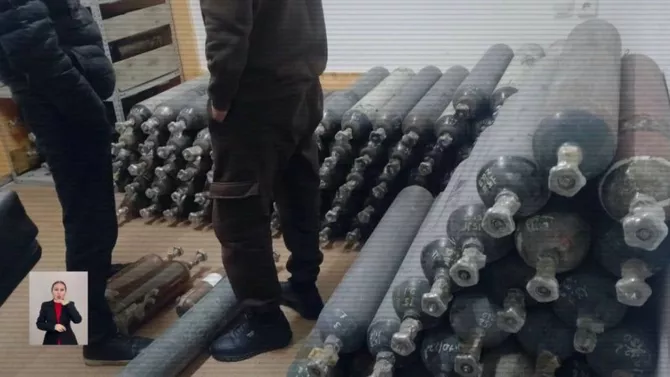 Police Bust Laughing Gas Warehouse in Kazakhstan's Shymkent