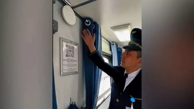 Kazakhstan to Introduce Satellite Internet on Trains, Planes