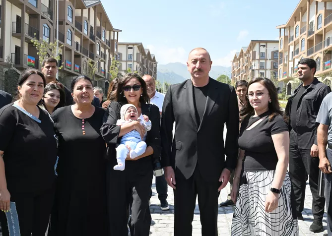 Azerbaijan's President Ilham Aliyev