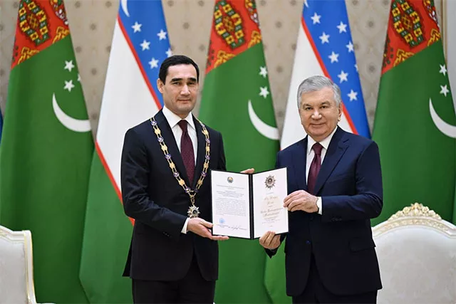 Uzbekistan Awards Turkmen Leader with Its Highest State Honor