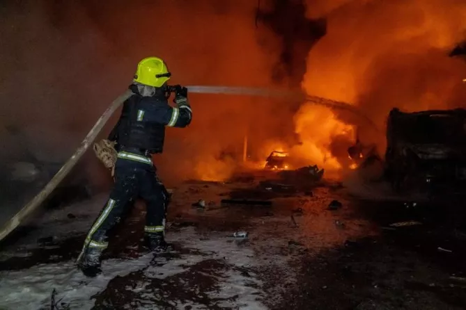 Russian Drone Attack Kills 4 in Ukraine's Kharkiv