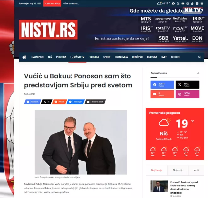 Latest News & Breaking Stories | Stay Updated with Caspianpost.com - WUF13 in Baku Gains Broad Global Media Coverage