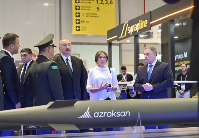 Azerbaijan's President Visits ADEX 2026 and Securex Caspian Exhibitions