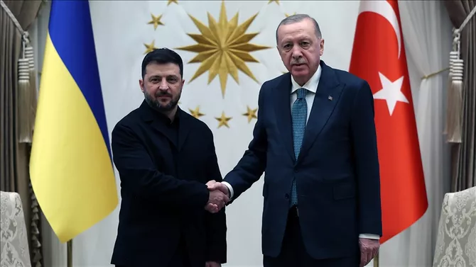 Turkish, Ukrainian Presidents Hold Talks in Ankara