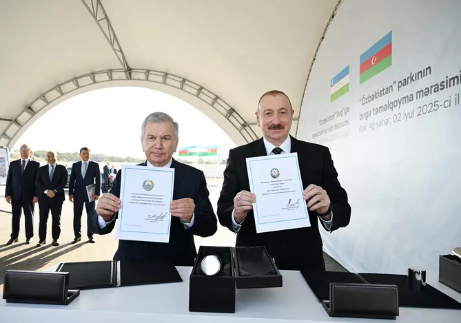 Latest News & Breaking Stories | Stay Updated with Caspianpost.com - President Ilham Aliyev Gives Interview to Uzbekistan’s National News Agency