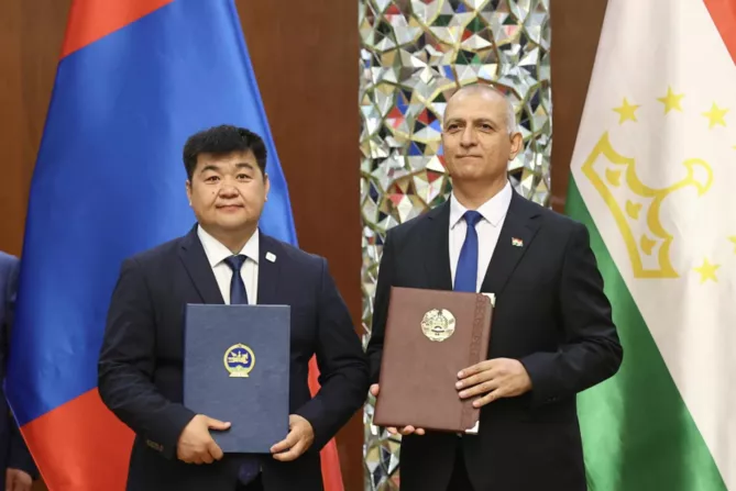 Latest News & Breaking Stories | Stay Updated with Caspianpost.com - Mongolia and Tajikistan Sign Agreements on Relations and Cooperation