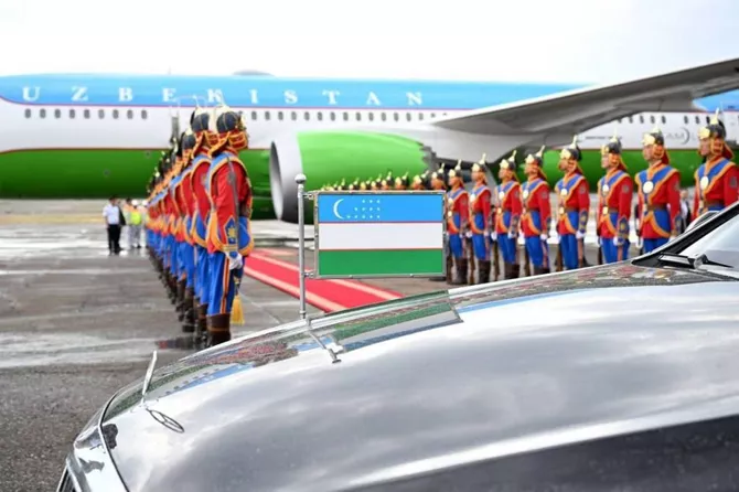 Latest News & Breaking Stories | Stay Updated with Caspianpost.com - Uzbekistan’s President Concludes His Mongolia Visit