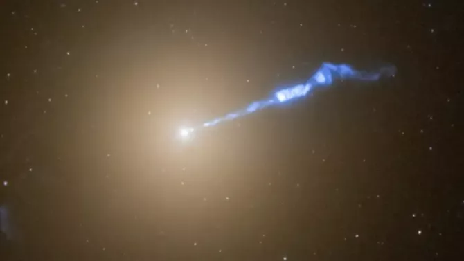 3,000-Light-Year Jet Linked to First Ever Imaged Black Hole, Astronomers Find