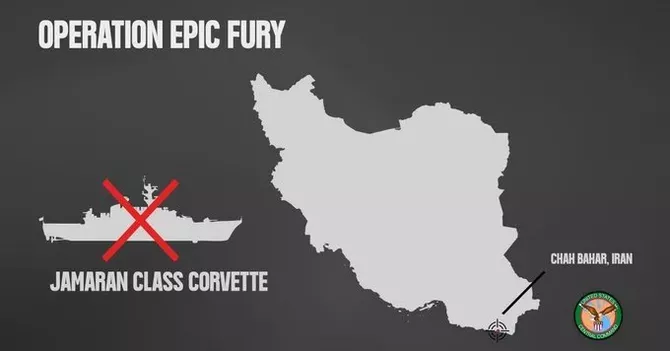 US Military Reports Iranian Vessel Sunk in Gulf of Oman