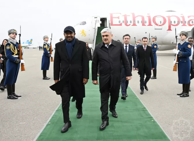 Ethiopian Prime Minister Arrives in Azerbaijan for Official Visit