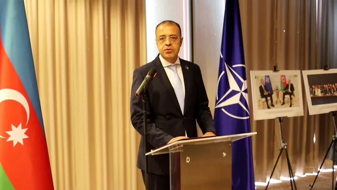 Azerbaijan's Armed Forces Day Marked at NATO