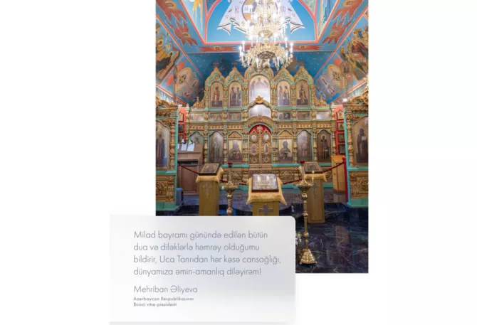 Latest News & Breaking Stories | Stay Updated with Caspianpost.com - Azerbaijan's First VP Mehriban Aliyeva Shares Post on Christmas - PHOTO