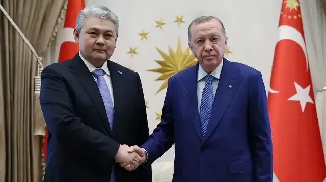 Erdoğan and Kazakhstan's Foreign Minister Discuss Key Issues in Ankara