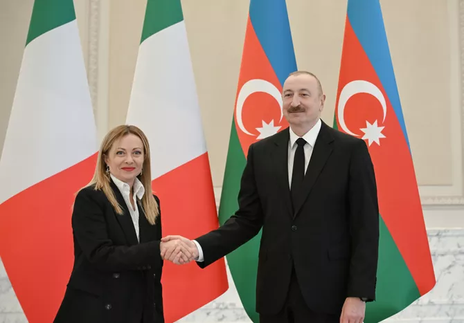 Italy's Meloni Expresses Gratitude to President Aliyev