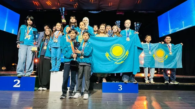 Kazakh Juniors Win 11 Medals at Asian Chess Championship