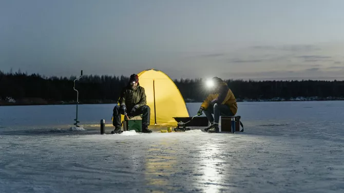 Two Fishermen Were Rescued from Lake Maibalyk in Astana