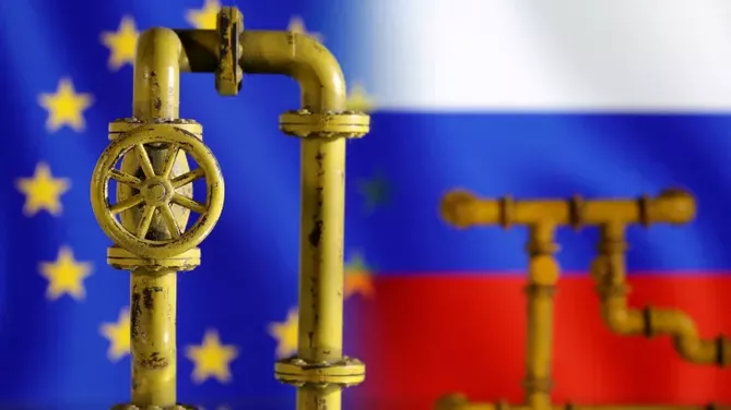Russia Sees Drop in Gas Sales to EU Last Year