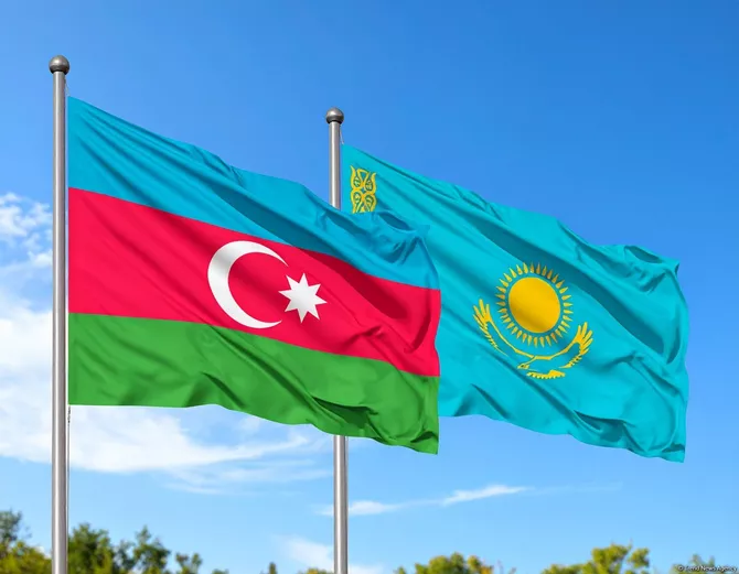 Azerbaijan and Kazakhstan