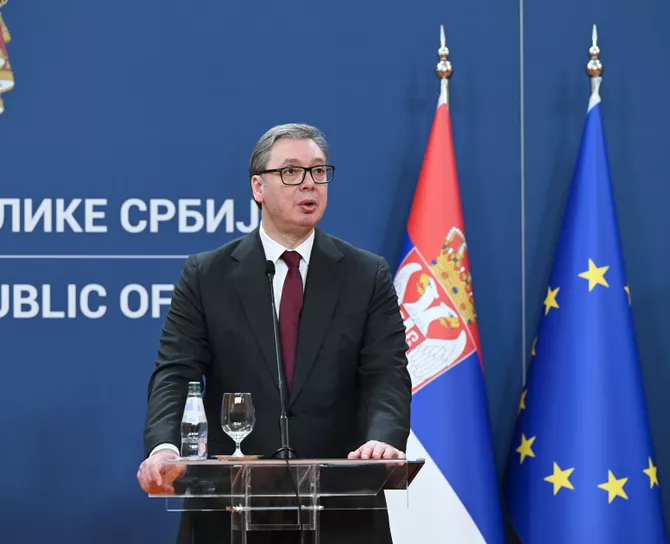 Latest News & Breaking Stories | Stay Updated with Caspianpost.com - President of Azerbaijan Ilham Aliyev and President of Serbia Aleksandar Vučić Made Press Statements