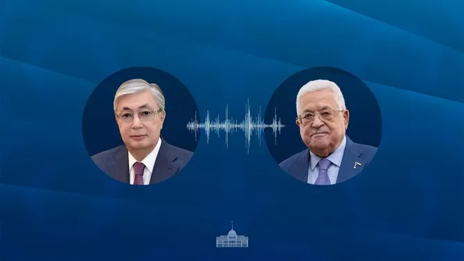 Kazakh, Palestinian Leaders Talk on Boosting Political Dialogue