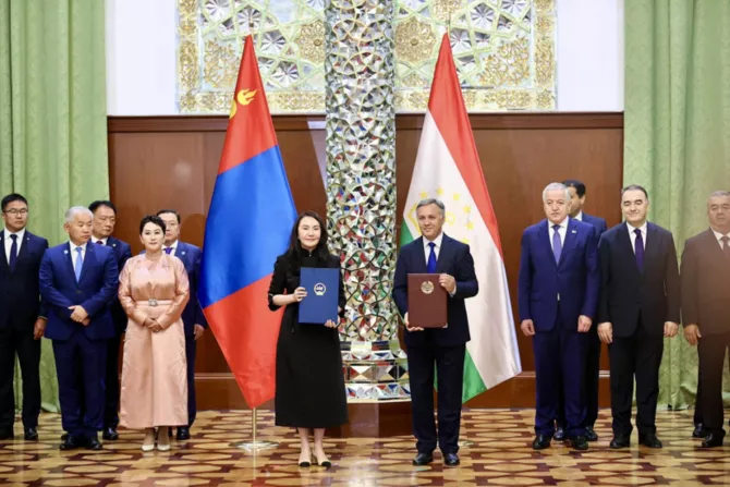 Latest News & Breaking Stories | Stay Updated with Caspianpost.com - Mongolia and Tajikistan Sign Agreements on Relations and Cooperation
