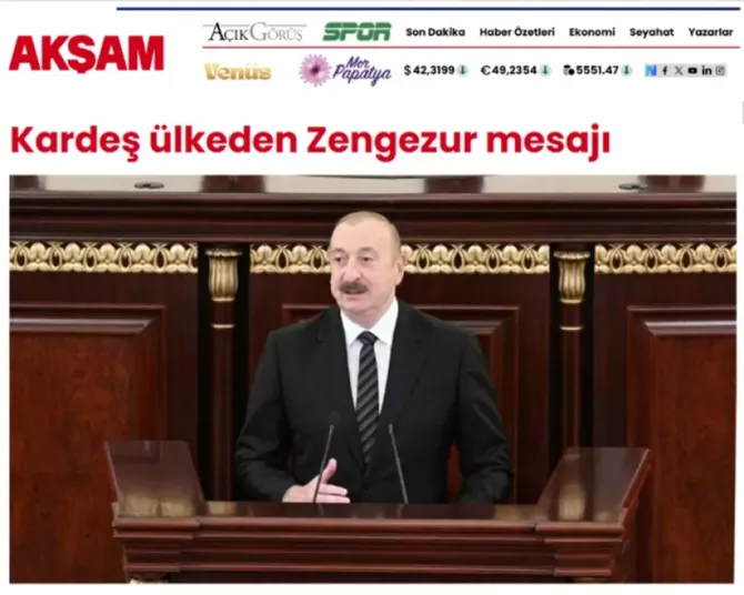 Latest News & Breaking Stories | Stay Updated with Caspianpost.com - Turkish Media Highlights Azerbaijani President’s Address at Central Asia Summit